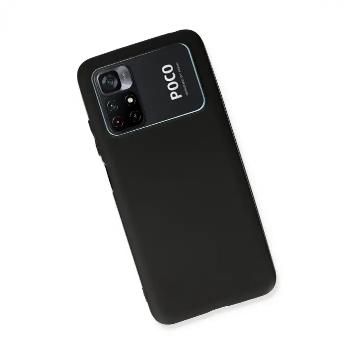 Xiaomi Poco M4 Pro 4g Kılıf First Silikon - Siyah
