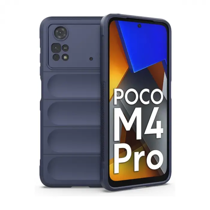 Xiaomi Poco M4 Pro 4g Kılıf Optimum Silikon - Lacivert