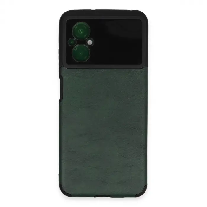 Xiaomi Poco M5 Kılıf Loop Deri Silikon - Yeşil