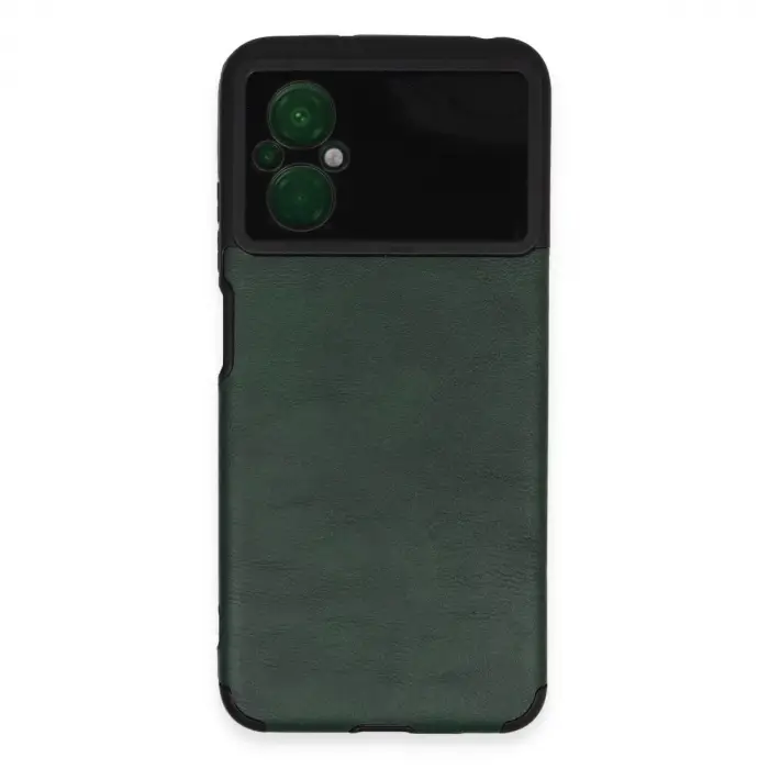 Xiaomi Poco M5 Kılıf Loop Deri Silikon - Yeşil