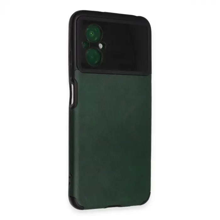 Xiaomi Poco M5 Kılıf Loop Deri Silikon - Yeşil