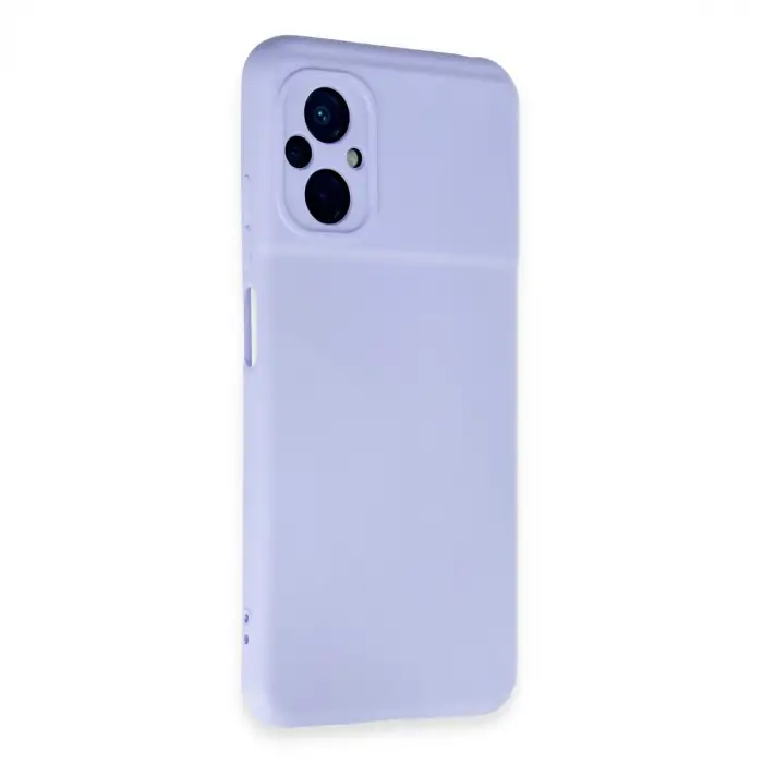 Xiaomi Poco M5 Kılıf Nano İçi Kadife Silikon - Lila