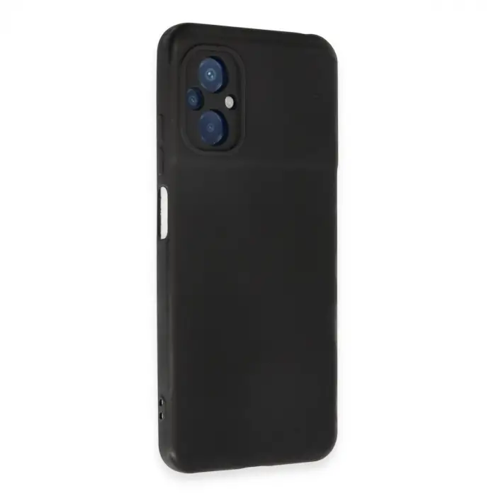 Xiaomi Poco M5 Kılıf Nano İçi Kadife Silikon - Siyah