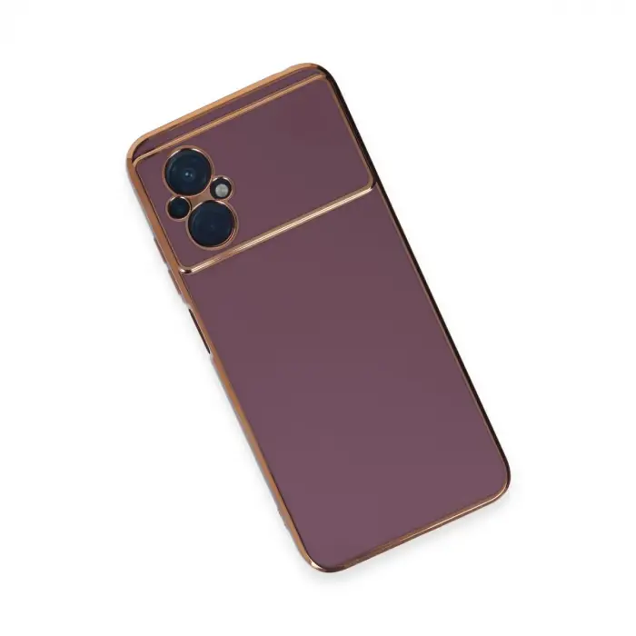 Xiaomi Poco M5 Kılıf Volet Silikon - Mor