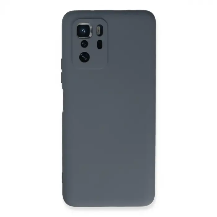 Xiaomi Poco X3 Gt Kılıf Nano İçi Kadife Silikon - Gri