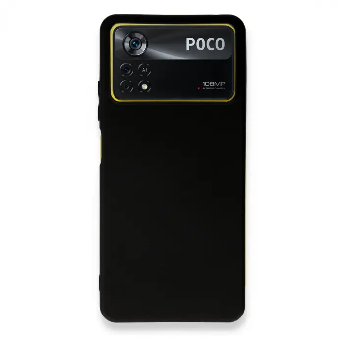 Xiaomi Poco X4 Pro 5g Kılıf First Silikon - Siyah