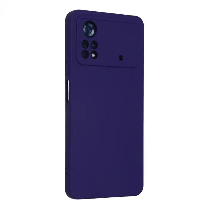 Xiaomi Poco X4 Pro 5g Kılıf Nano İçi Kadife Silikon - Mor
