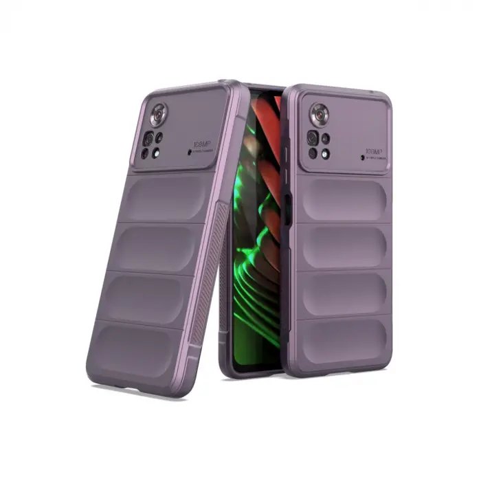 Xiaomi Poco X4 Pro 5g Kılıf Optimum Silikon - Mor