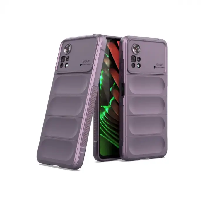 Xiaomi Poco X4 Pro 5g Kılıf Optimum Silikon - Mor