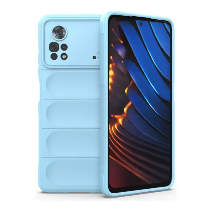 Xiaomi Poco X4 Pro 5g Kılıf Optimum Silikon - Sky Blue