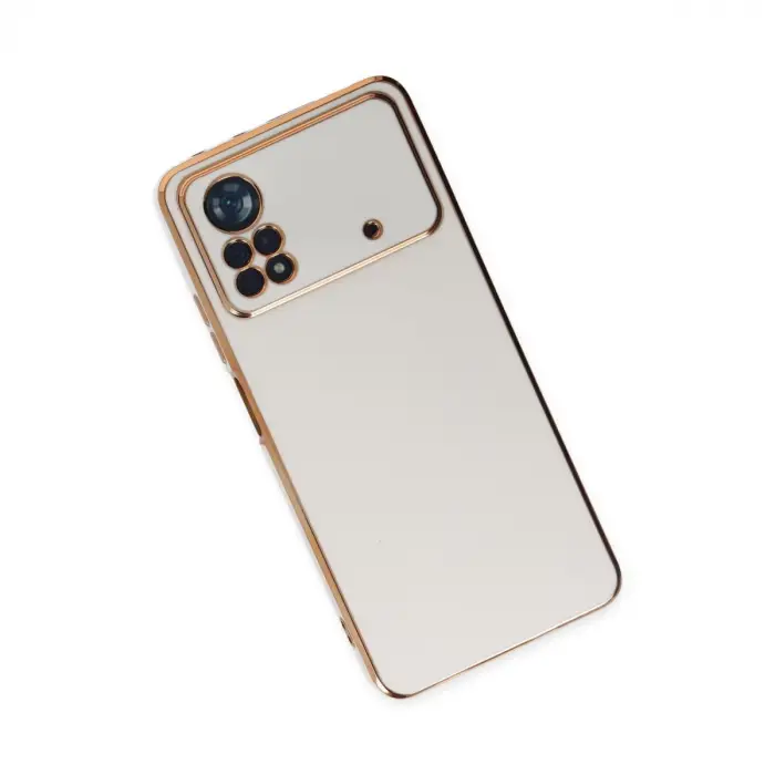 Xiaomi Poco X4 Pro 5g Kılıf Volet Silikon - Beyaz