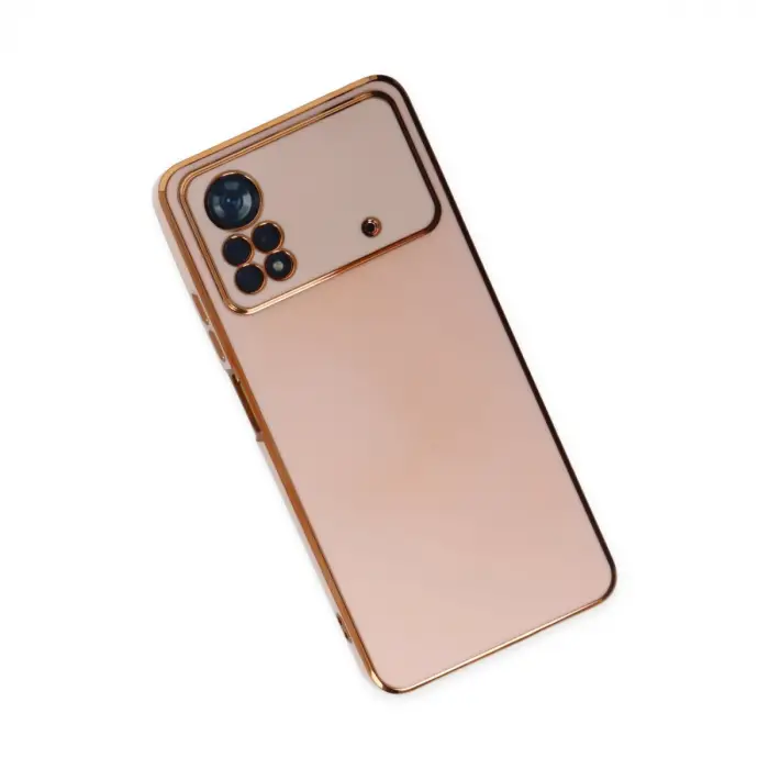 Xiaomi Poco X4 Pro 5g Kılıf Volet Silikon - Pembe