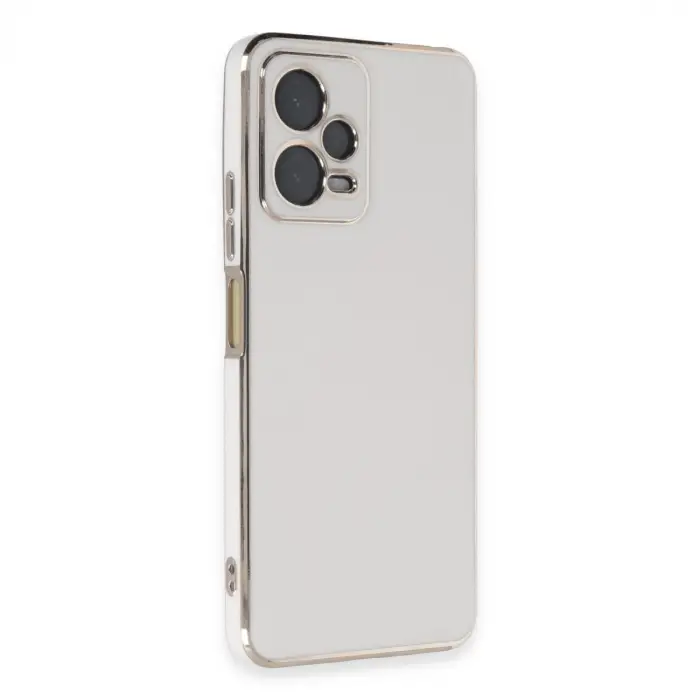 Xiaomi Poco X5 5g Kılıf Volet Silikon - Beyaz