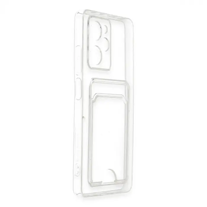 Xiaomi Poco X5 Pro 5g Kılıf Kart Şeffaf Silikon - Şeffaf