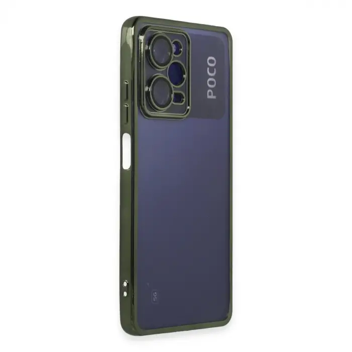 Xiaomi Poco X5 Pro 5g Kılıf Razer Lensli Silikon - Yeşil