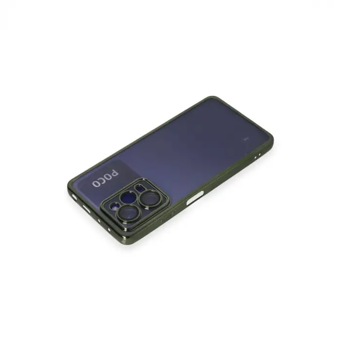 Xiaomi Poco X5 Pro 5g Kılıf Razer Lensli Silikon - Yeşil