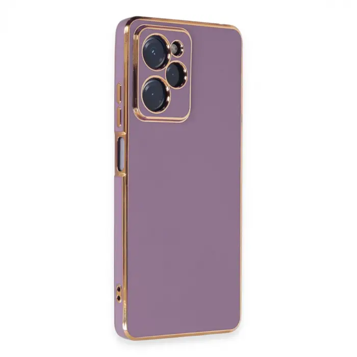 Xiaomi Poco X5 Pro 5g Kılıf Volet Silikon - Mor