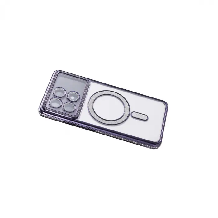 Xiaomi Poco X6 Pro Joke Simli Magneticsafe Kılıf - Derin Mor