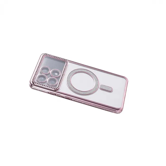 Xiaomi Poco X6 Pro Joke Simli Magneticsafe Kılıf - Pembe