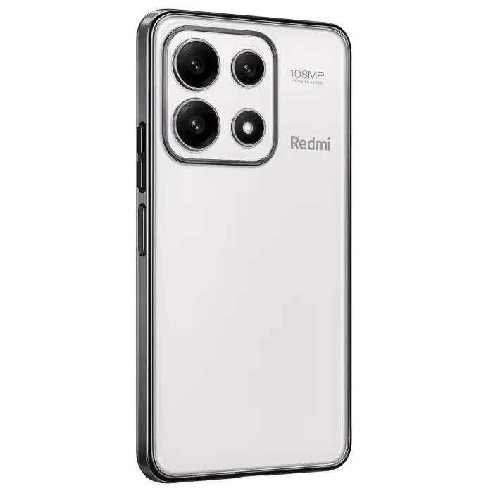 Xiaomi Poco X6 Pro Kılıf Razer Lensli Silikon - Gümüş