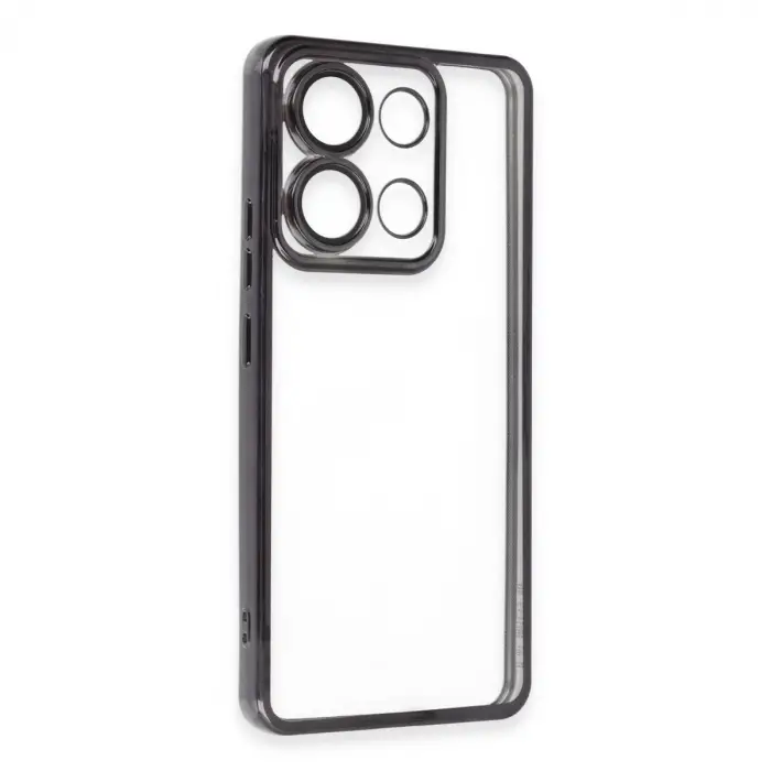 Xiaomi Poco X6 Pro Kılıf Razer Lensli Silikon - Siyah