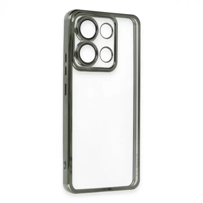 Xiaomi Poco X6 Pro Kılıf Razer Lensli Silikon - Yeşil