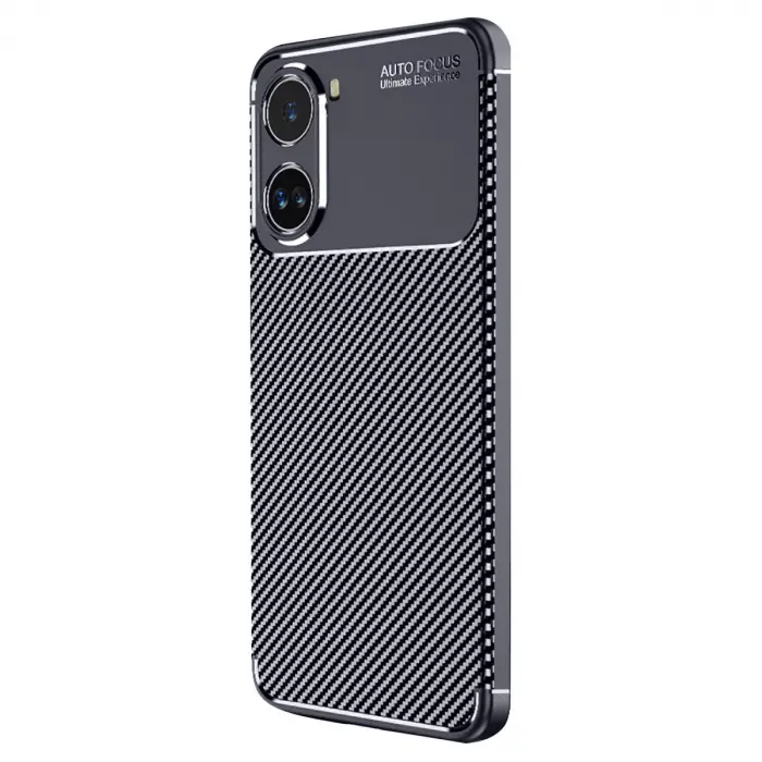 Xiaomi Poco X7 Pro Kılıf Auto Focus Karbon Kapak - Lacivert