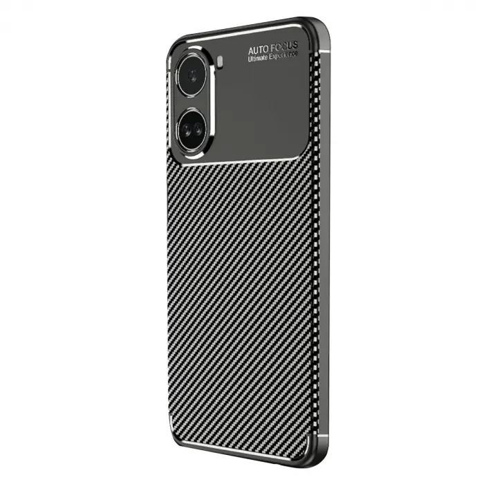 Xiaomi Poco X7 Pro Kılıf Auto Focus Karbon Kapak - Siyah