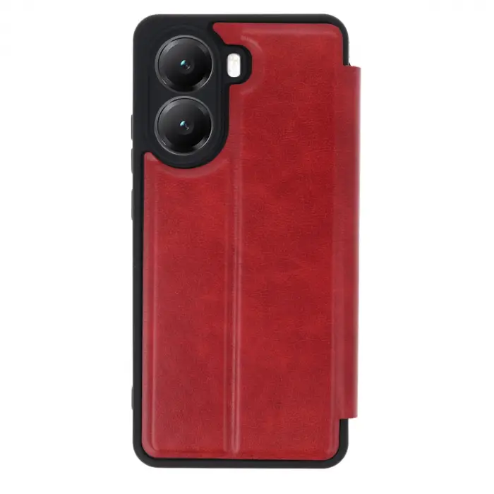 Xiaomi Poco X7 Pro Kılıf Flip Cover - Kırmızı