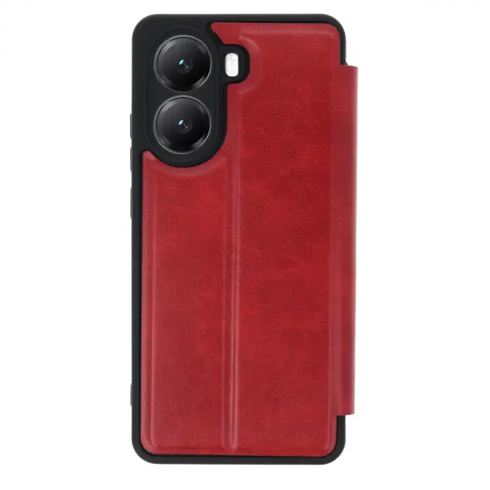 Xiaomi Poco X7 Pro Kılıf Flip Cover - Kırmızı