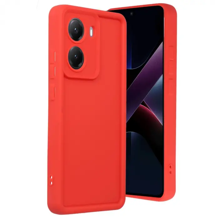Xiaomi Poco X7 Pro Viera Silikon - Kırmızı