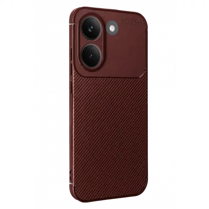 Xiaomi Poco X8 Pro Auto Focus Karbon Kapak - Bordo