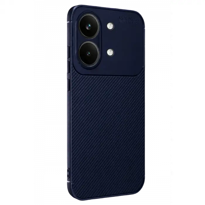 Xiaomi Poco X8 Pro Max Auto Focus Karbon Kapak - Lacivert