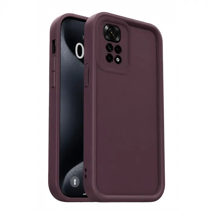 Xiaomi Redmi 10 2022 Kılıf Viera Silikon - Mürdüm