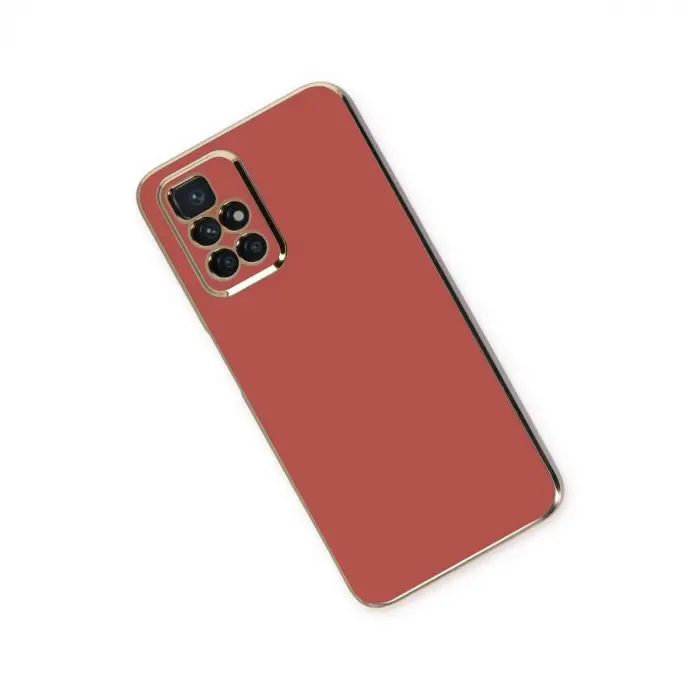 Xiaomi Redmi 10 2022 Kılıf Volet Silikon - Kırmızı