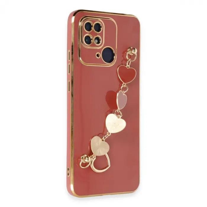 Xiaomi Redmi 10c Kılıf Esila Silikon - Kırmızı