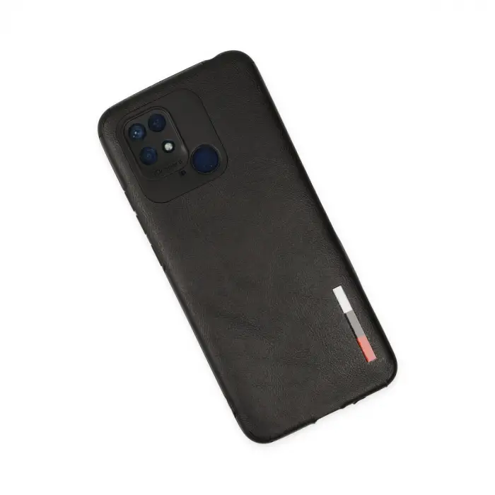 Xiaomi Redmi 10c Kılıf Loop Deri Silikon - Siyah