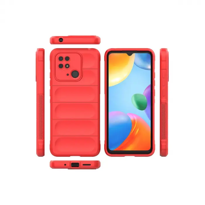 Xiaomi Redmi 10c Kılıf Optimum Silikon - Kırmızı