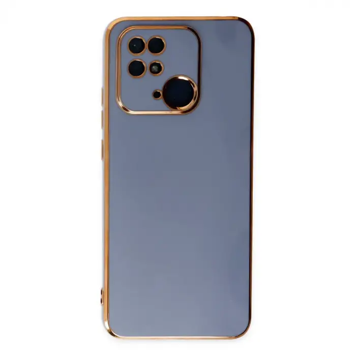 Xiaomi Redmi 10c Kılıf Volet Silikon - Mavi