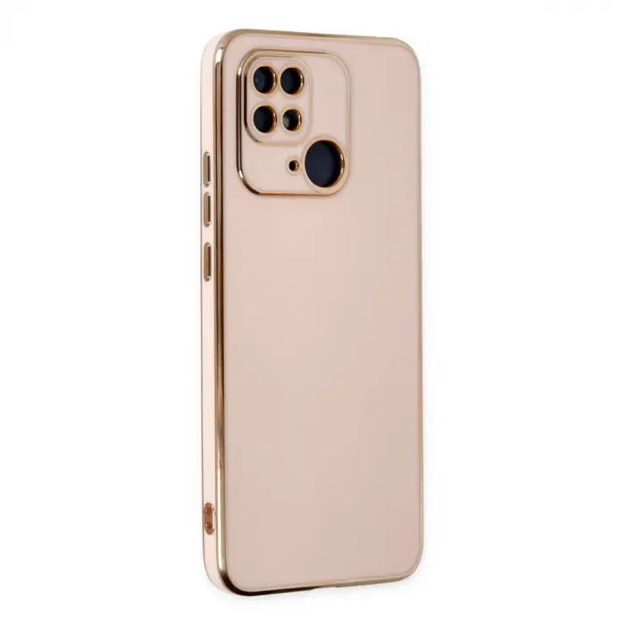 Xiaomi Redmi 10c Kılıf Volet Silikon - Pembe