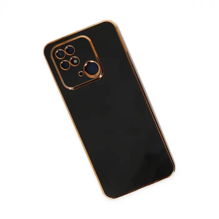 Xiaomi Redmi 10c Kılıf Volet Silikon - Siyah