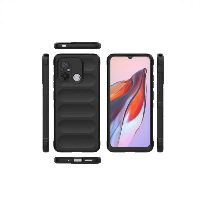 Xiaomi Redmi 12c Kılıf Optimum Silikon - Siyah