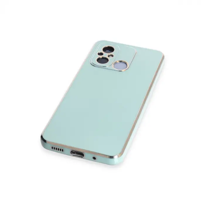 Xiaomi Redmi 12c Kılıf Volet Silikon - Açık Yeşil