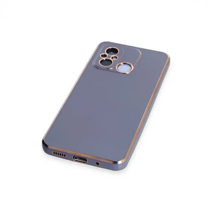 Xiaomi Redmi 12c Kılıf Volet Silikon - Mavi