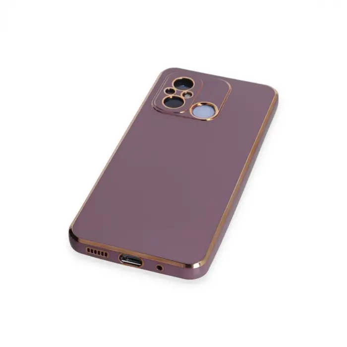 Xiaomi Redmi 12c Kılıf Volet Silikon - Mor