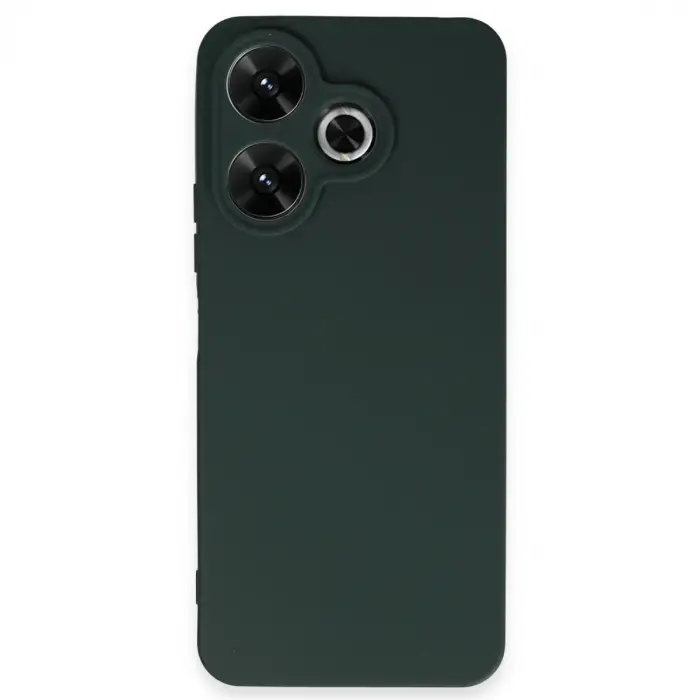 Xiaomi Redmi 13 4g Kılıf First Silikon - Koyu Yeşil