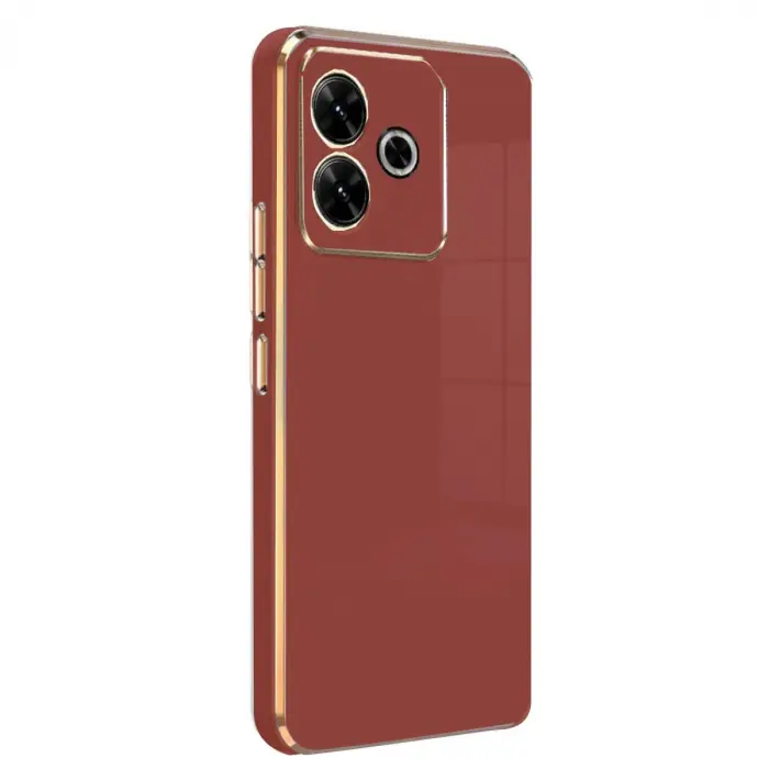 Xiaomi Redmi 13 4g Kılıf Volet Silikon - Kırmızı