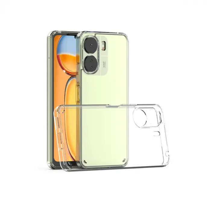 Xiaomi Redmi 13c Kılıf Lüx Şeffaf Silikon