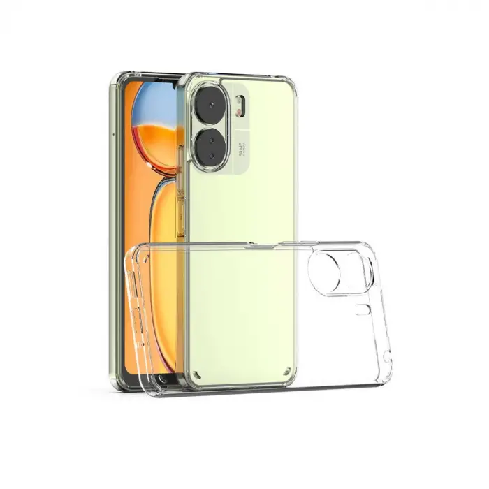 Xiaomi Redmi 13c Kılıf Lüx Şeffaf Silikon