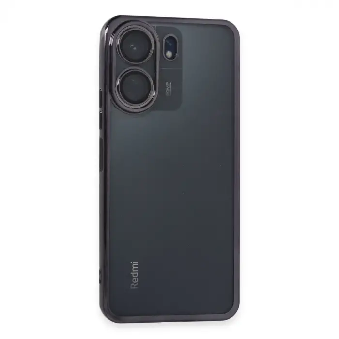 Xiaomi Redmi 13c Kılıf Razer Lensli Silikon - Mor